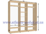 ШКАФ КУПЕ 2300х600х2400 ЧЕРКАССЫ, ШКАФЫ КУПЕ ЧЕРКАССЫ ЦЕНА, ШКАФЫ КУПЕ ЧЕРКАССЫ ЦЕНА, КАТАЛОГ, ШКАФЫ КУПЕ ЧЕРКАССЫ ЦЕНА, КАТАЛОГ, ФОТО, МЕБЕЛЬ НА ЗАКАЗ, КУПИТЬ ШКАФ КУПЕ, ЗАКАЗАТЬ ШКАФ КУПЕ ЧЕРКАССЫ